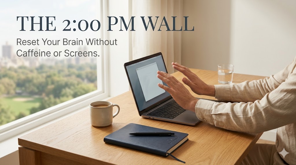 Stop Fighting the 2 PM Slump with Coffee (Do This 5-5-5 Reset Instead)